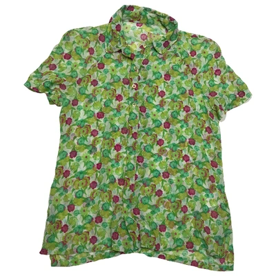 Pre-owned Versus Silk Shirt In Multicolour