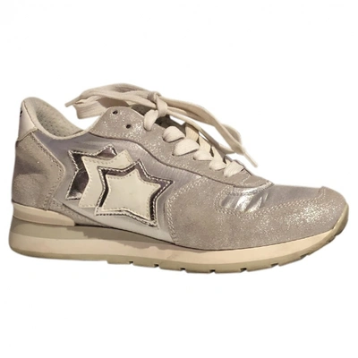 Pre-owned Atlantic Stars Trainers In Silver
