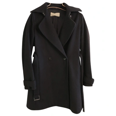 Pre-owned Mauro Grifoni Wool Coat In Black