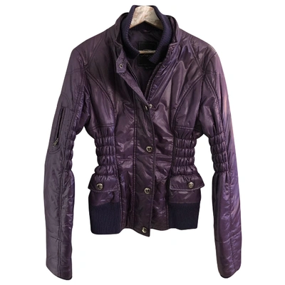 Pre-owned Fay Puffer In Purple