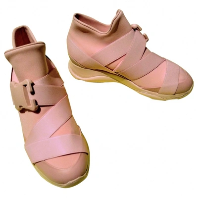 Pre-owned Christopher Kane Pink Trainers