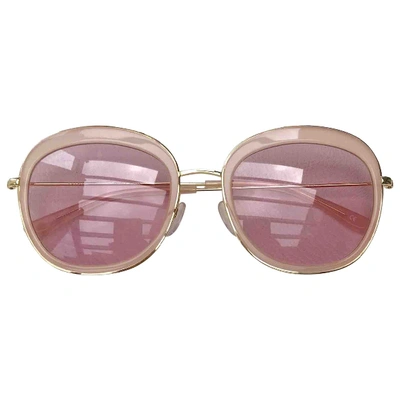 Pre-owned Kaleos Pink Metal Sunglasses