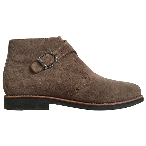 Pre-owned Ludwig Reiter Brown Suede Boots | ModeSens