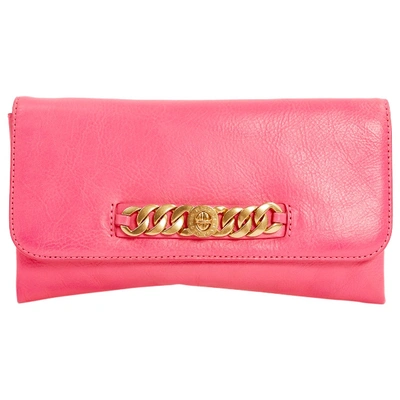 Pre-owned Marc By Marc Jacobs Leather Clutch Bag In Pink