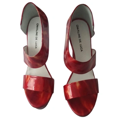 Pre-owned Charline De Luca Patent Leather Heels