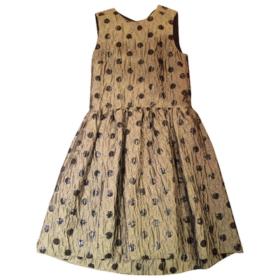 Pre-owned Marc By Marc Jacobs Beige Cotton Dress