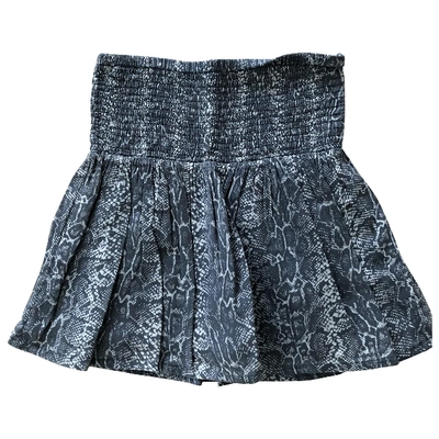 Pre-owned Soeur Mini Skirt In Blue