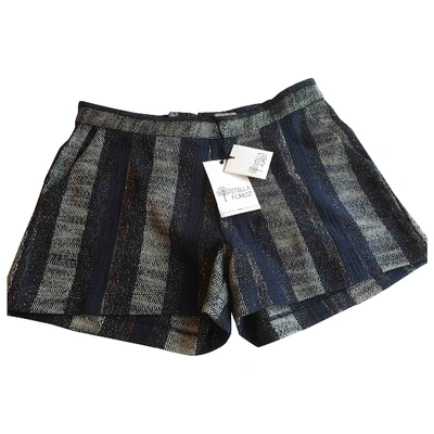 Pre-owned Stella Forest Blue Tweed Shorts