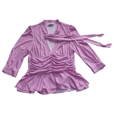 Pre-owned Balenciaga Blouse In Pink