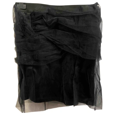 Pre-owned Y/project Mini Skirt In Black