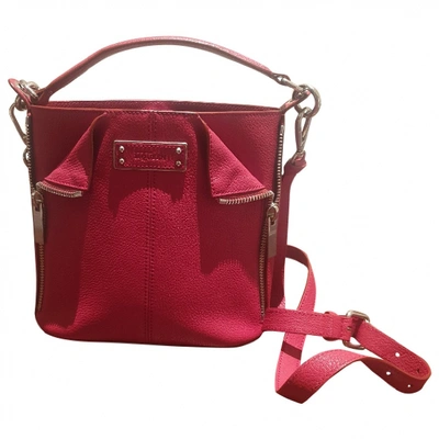 Pre-owned Alexander Mcqueen Leather Handbag In Red