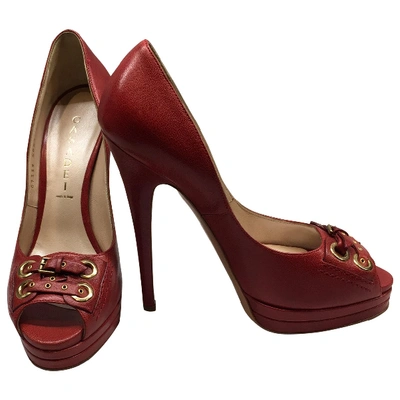 Pre-owned Casadei Leather Heels In Red