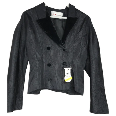 Pre-owned Karl Lagerfeld Black Viscose Jacket