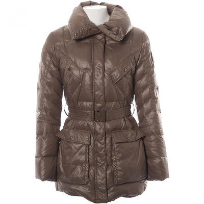 Pre-owned Add Puffer In Brown