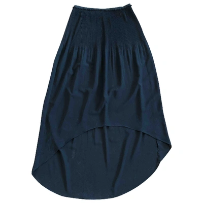 Pre-owned Pinko Mid-length Skirt In Black