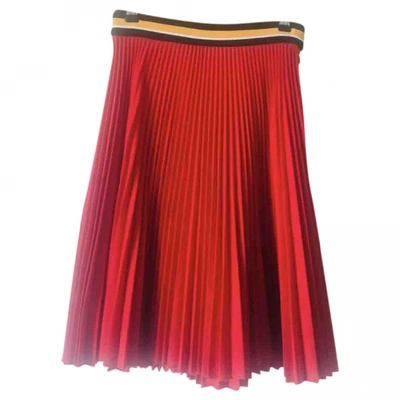 Pre-owned Prada Skirt In Red