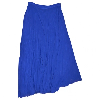 Pre-owned Blumarine Maxi Skirt In Blue