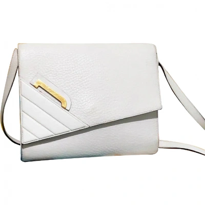 Pre-owned Delvaux White Leather Handbag