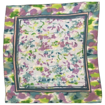 Pre-owned Diane Von Furstenberg Silk Handkerchief In Multicolour