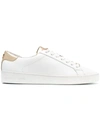 Michael Michael Kors 'the Jet Set 6 - Irving' Leather Sneaker (women) In White