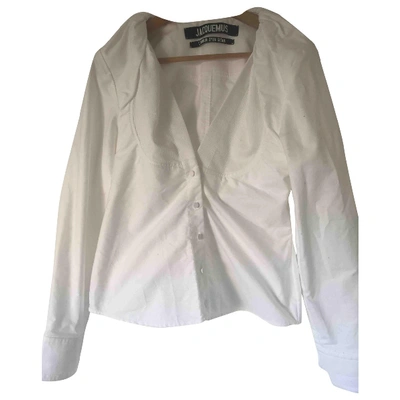 Pre-owned Jacquemus L'amour D'un Gitan Shirt In White