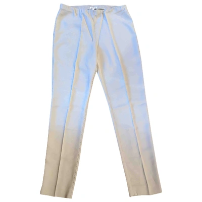 Pre-owned P.a.r.o.s.h Straight Pants In Grey