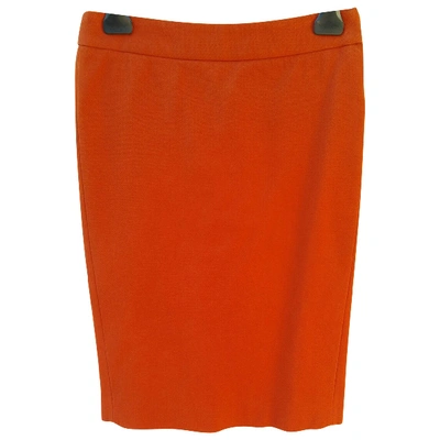 Pre-owned Mauro Grifoni Mid-length Skirt In Orange