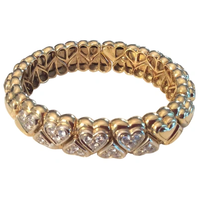 Pre-owned Fred Bandeau Coeur Yellow Gold Bracelet