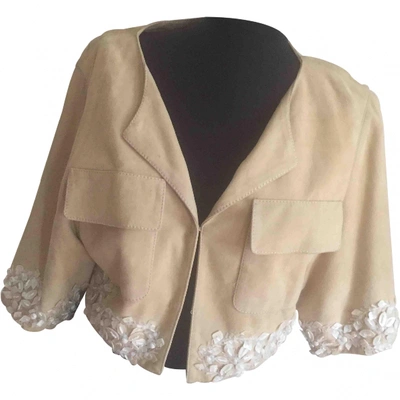 Pre-owned Valentino Jacket In Beige