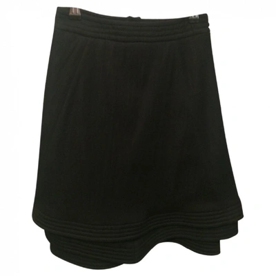 Pre-owned Chalayan Wool Mid-length Skirt In Black