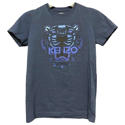 Pre-owned Kenzo Blue Cotton Top