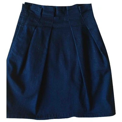 Pre-owned Marc By Marc Jacobs Mini Skirt In Blue