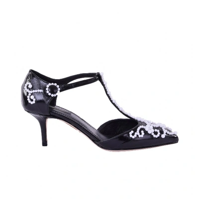 Pre-owned Dolce & Gabbana Black Eel Heels