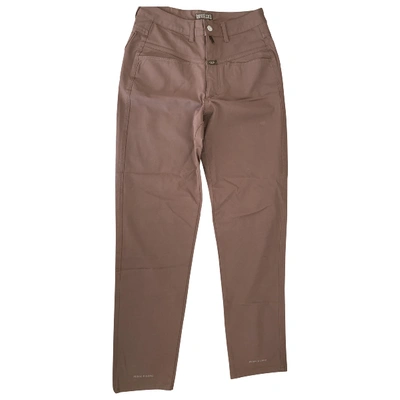 Pre-owned Closed Brown Trousers