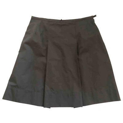 Pre-owned Bcbg Max Azria Mid-length Skirt In Black