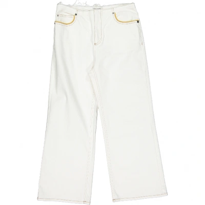 Pre-owned Sonia Rykiel Large Jeans In White
