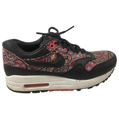 Pre-owned Nike Air Max 1 Leather Trainers In Multicolour