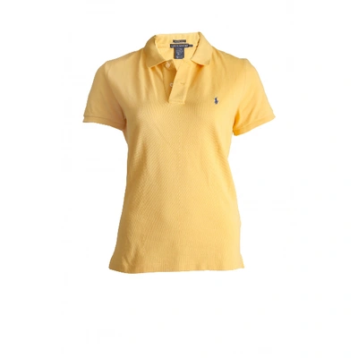 Pre-owned Polo Ralph Lauren Yellow Cotton Top