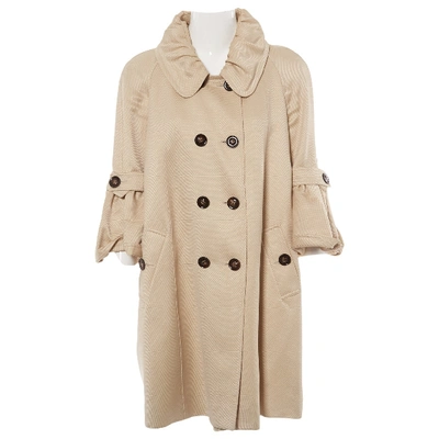 Pre-owned Burberry Coat In Beige