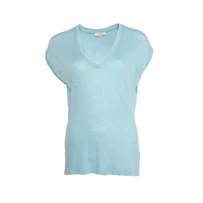 Pre-owned Iro Linen T-shirt In Blue