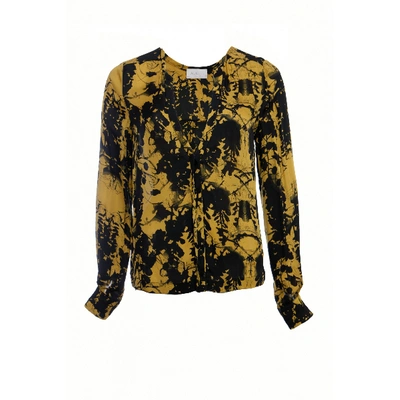 Pre-owned A.l.c Silk Blouse In Yellow