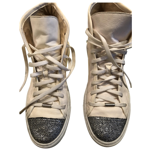 kurt geiger womens white trainers