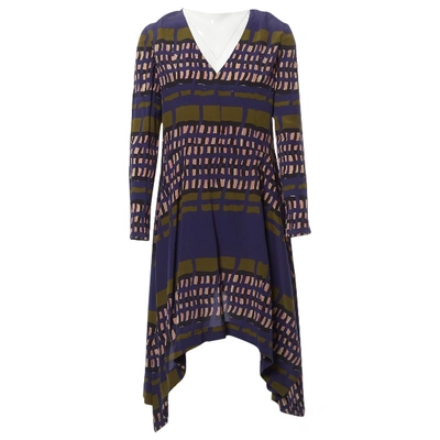 Pre-owned Marni Silk Mid-length Dress In Multicolour