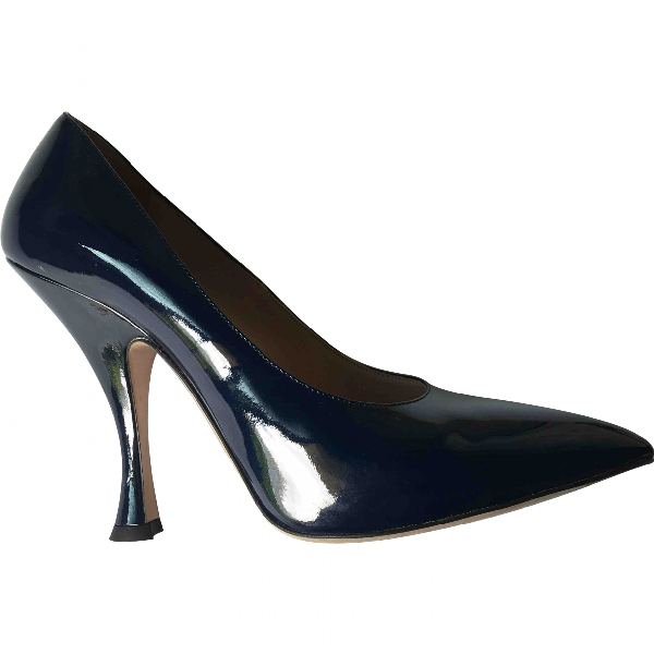 miu miu blue heels