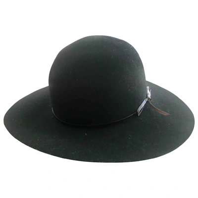 Pre-owned Comptoir Des Cotonniers Wool Hat In Black