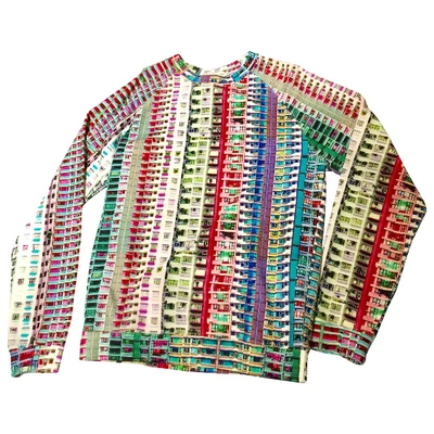 Pre-owned Mary Katrantzou Multicolour Cotton Top