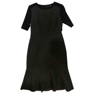 Pre-owned Elie Tahari Mid-length Dress In Black