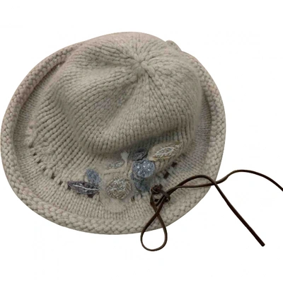 Pre-owned Brunello Cucinelli Cashmere Hat In Beige