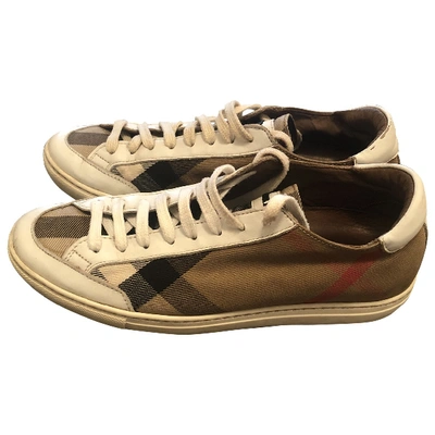 Pre-owned Burberry Trainers In Other