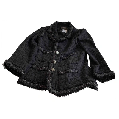 Pre-owned Chanel Short Vest In Black